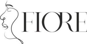 Logo marki Fiore z konturem kobiety